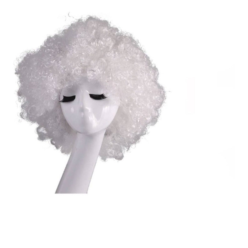 Peluca Afro Para Adultos Niños Niñas - Halloween Cosplay