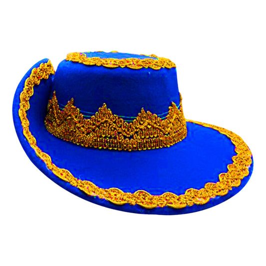 Sombrero Caporal - Bailes Típicos - Azul