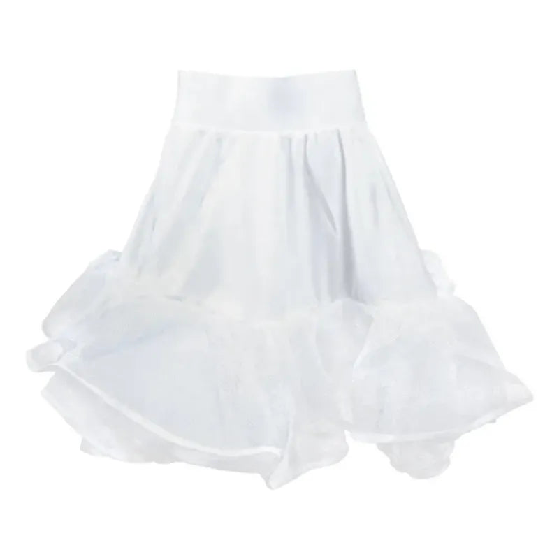 Falso 3 Capas para vestidos Niña