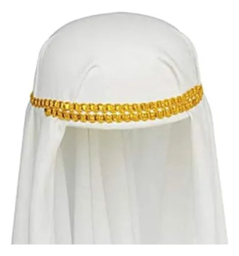 Gorro Jeque Arabe Accesorio Para Disfraz