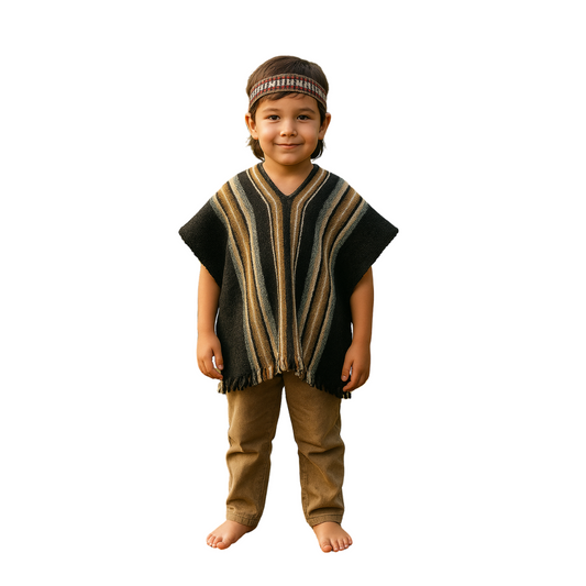 Vestimenta Típica Mapuche Niño