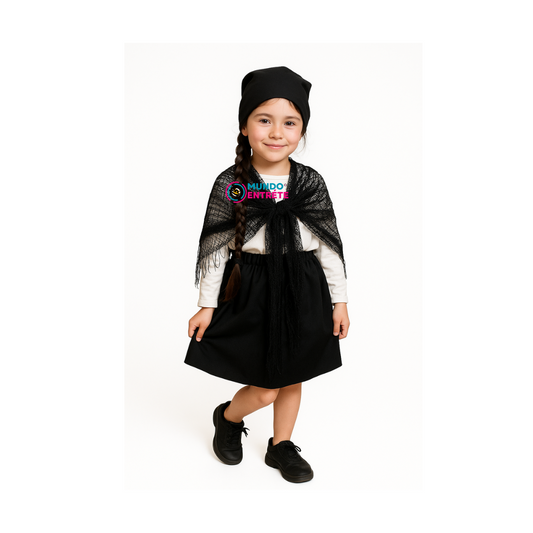 Traje Típico Chilote Niñas/Fiestas Patrias Chile