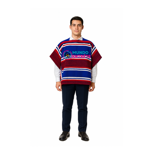 Manta Poncho Juvenil- Adulto Huaso  90x60