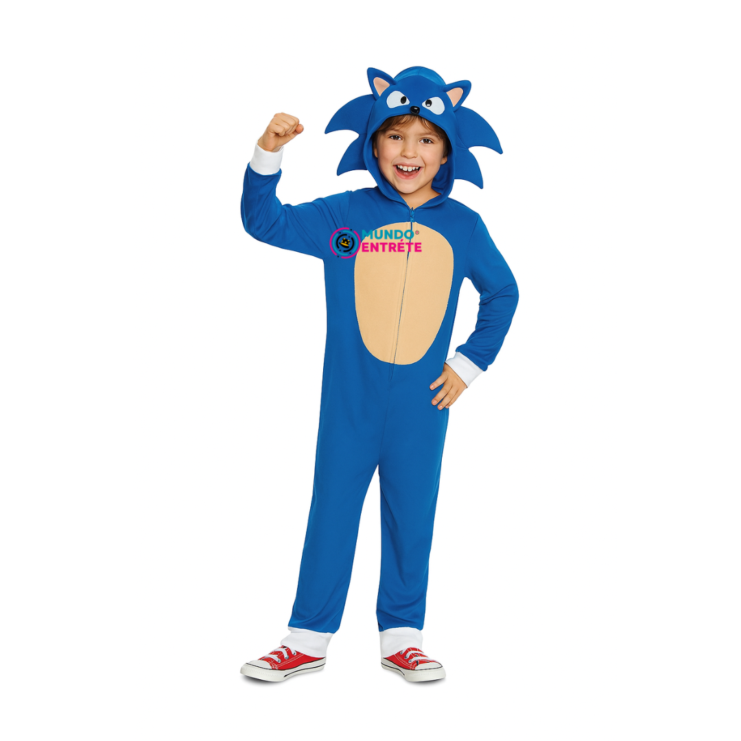 Disfraz Traje Sonic Movie Niños