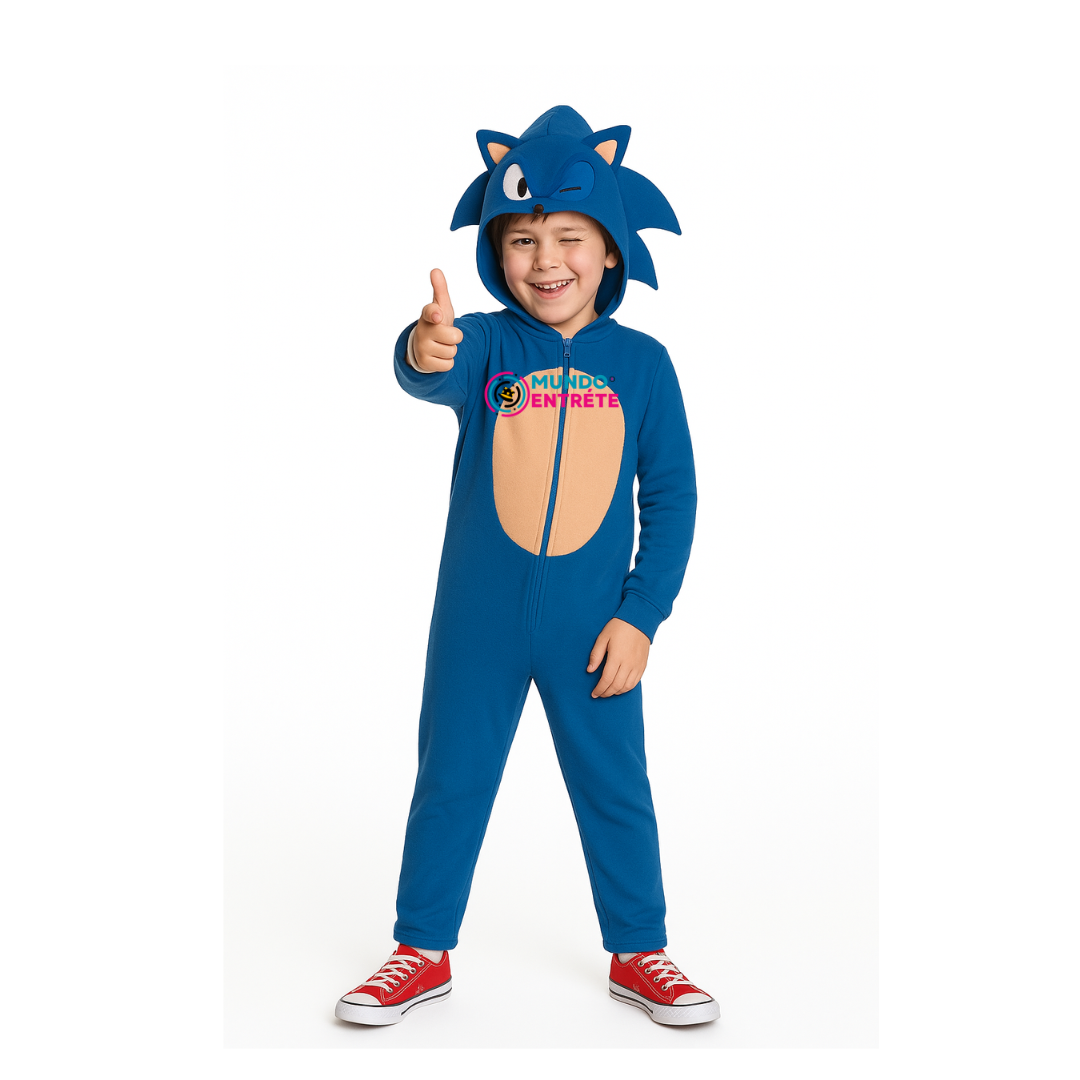 Disfraz Traje Sonic Movie Niños