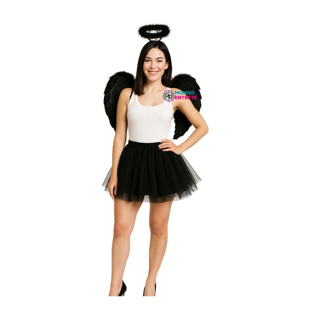 Disfraz Angel Cosplay Halloween Niña Mujer