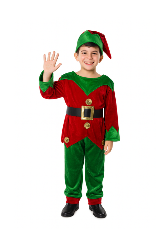 Disfraz Navideño De Elfo - Duende