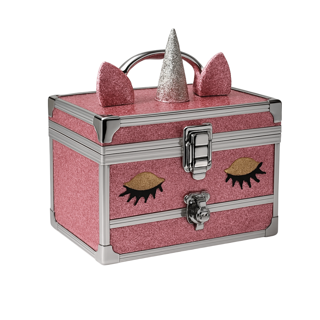 Maleta Maquillaje Set Cosméticos  Niñas- Unicornio