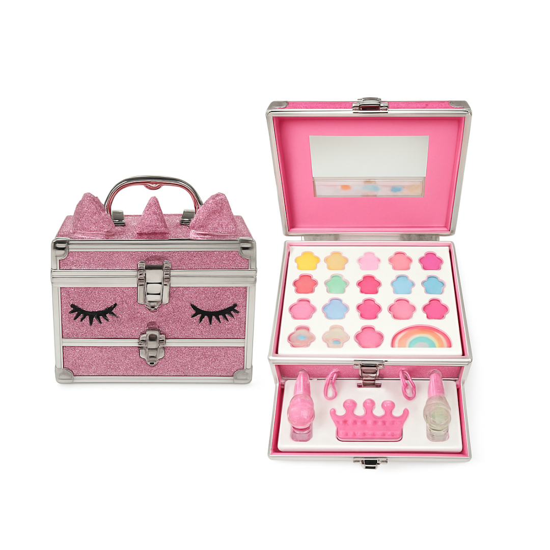 Maleta Maquillaje Set Cosméticos  Niñas- Unicornio