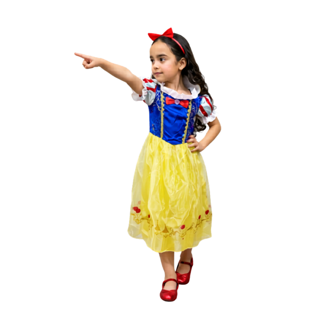 Disfraz Vestido Princesa Blancanieves