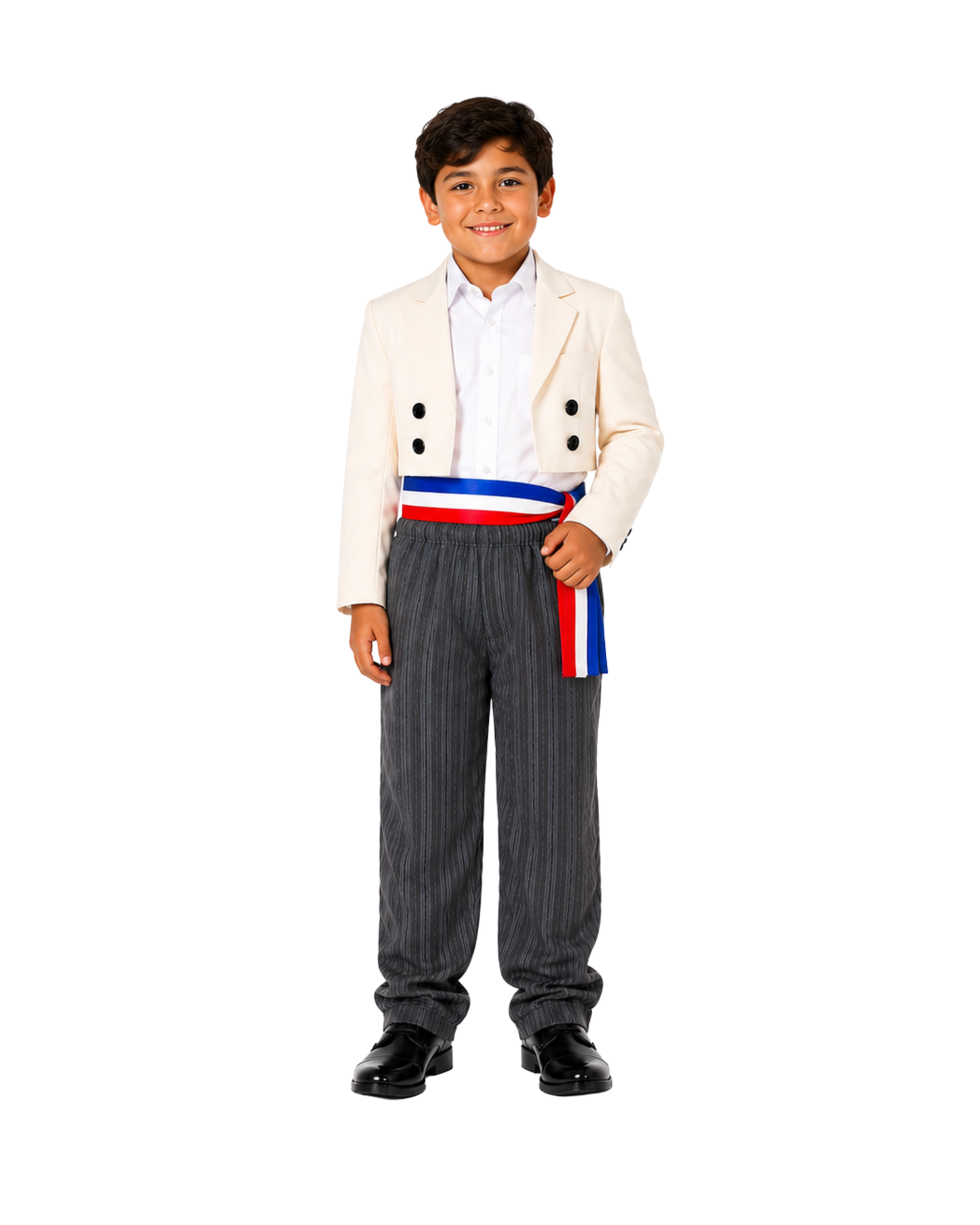 Traje Huaso Niño Fiestas Patrias Chaqueta Pantalon Faja