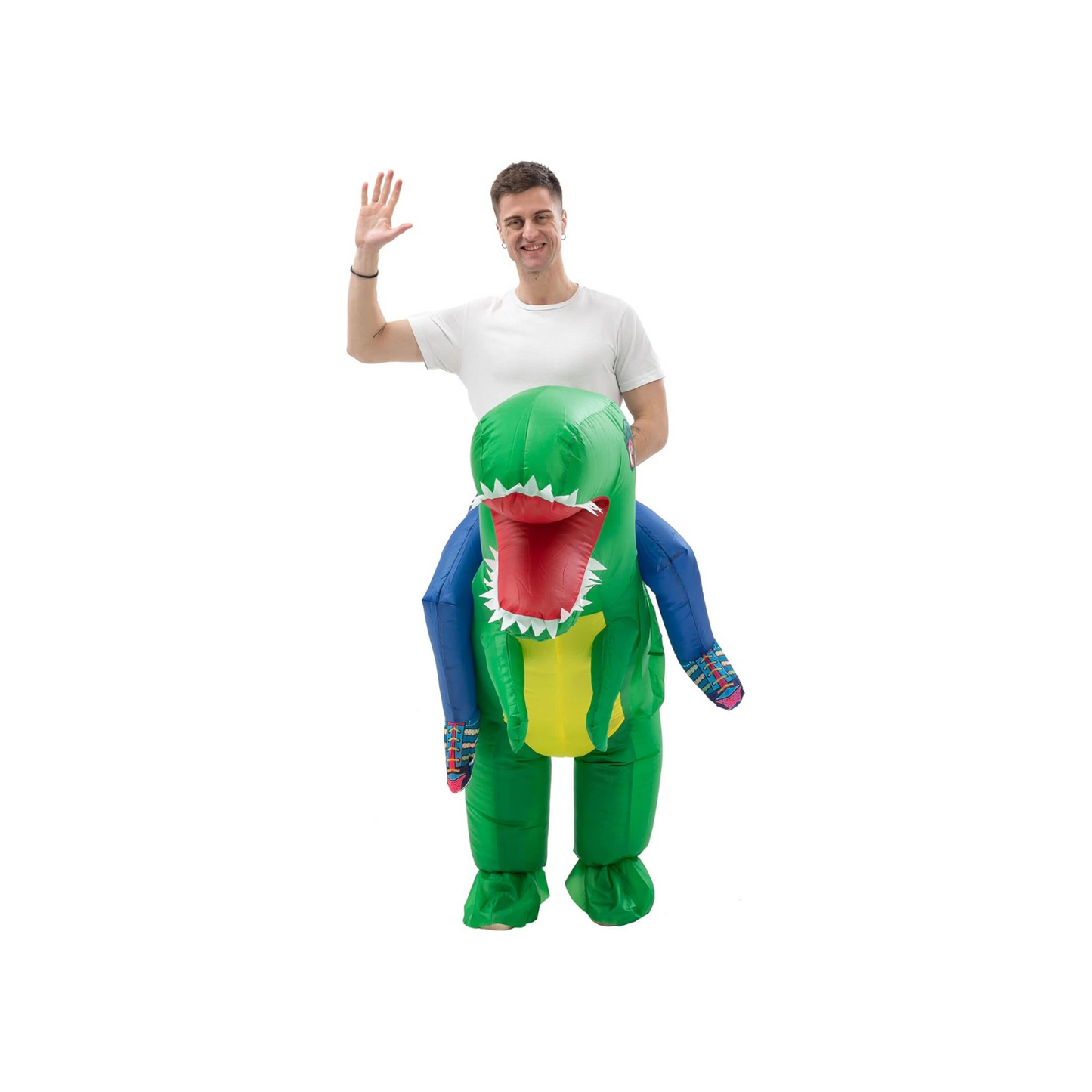 Disfraz Dinosaurio Inflable Disfraces Dino Ride Adulto