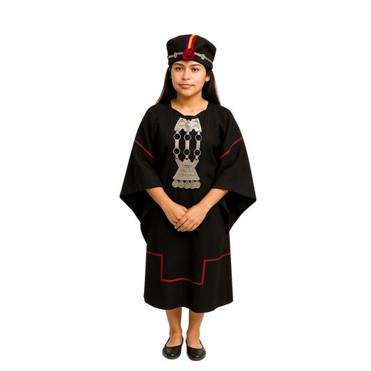 Traje Vestimenta Mujer Mapuche