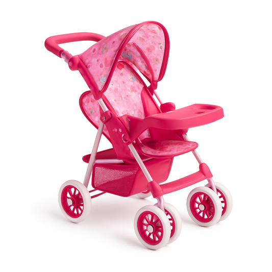 Coche De Muñeca Juguete Niñas/con Bandeja