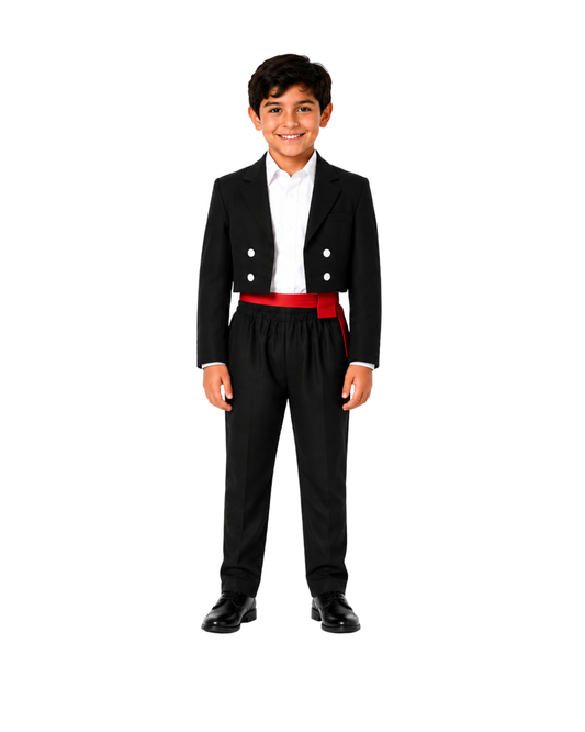 Traje Huaso Niño Fiestas Patrias Negro