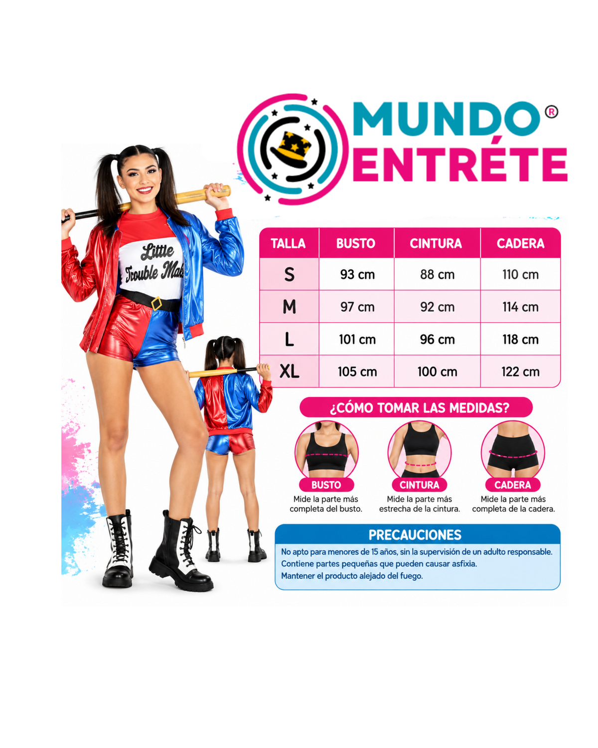 Disfraz Harley Quinn Mujer