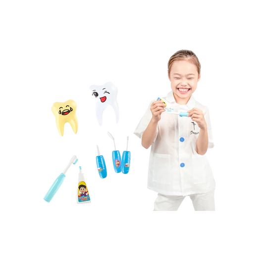 Disfraz Doctor Dentista Para Niños + Accesorios