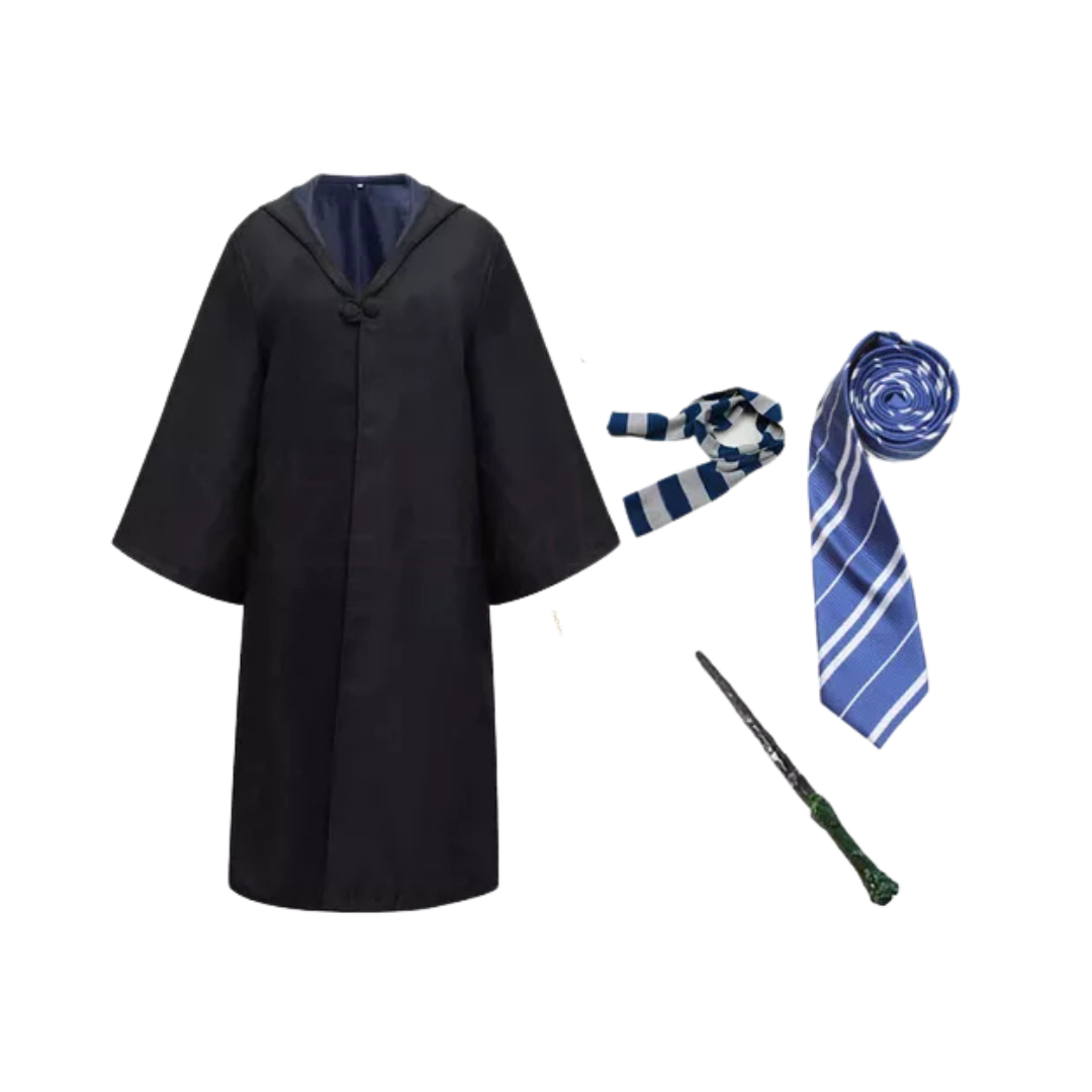 Capa Corbata Bufanda Varita De Harry Potter Disfraz Cosplay Adulto