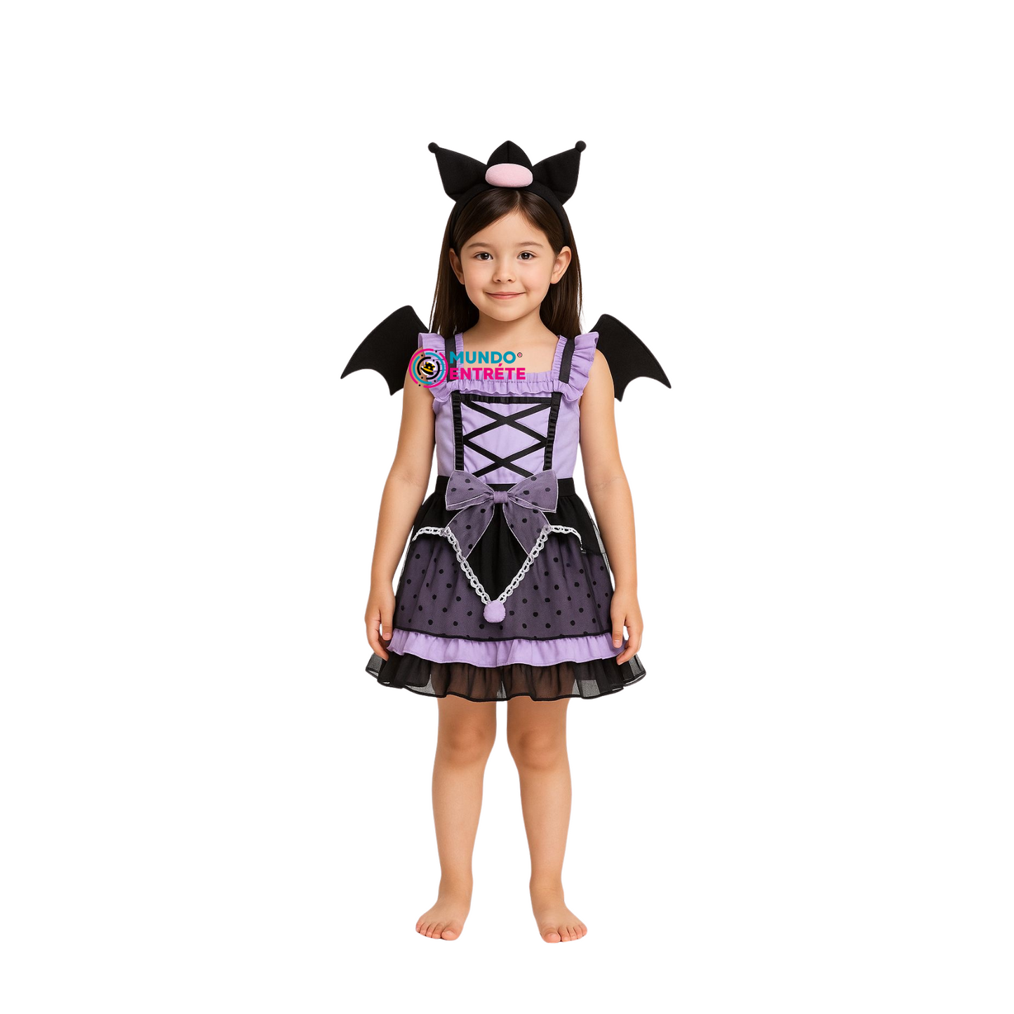 Disfraz De Kuromi Niña Cosplay