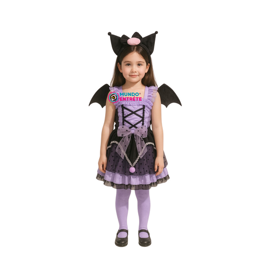 Disfraz De Kuromi Niña Cosplay