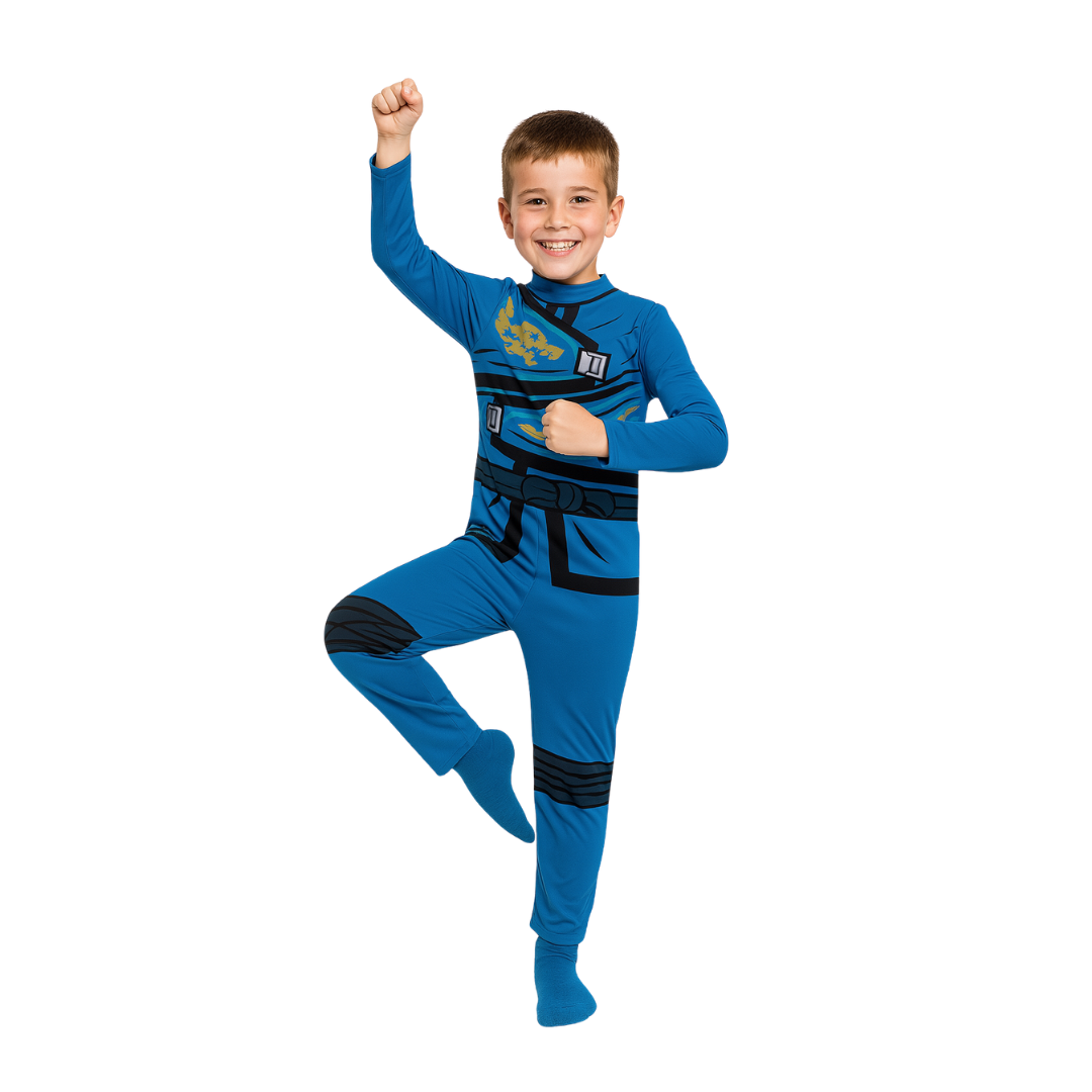 Disfraz Ninja Lego Ninjago Modelo Jay Original