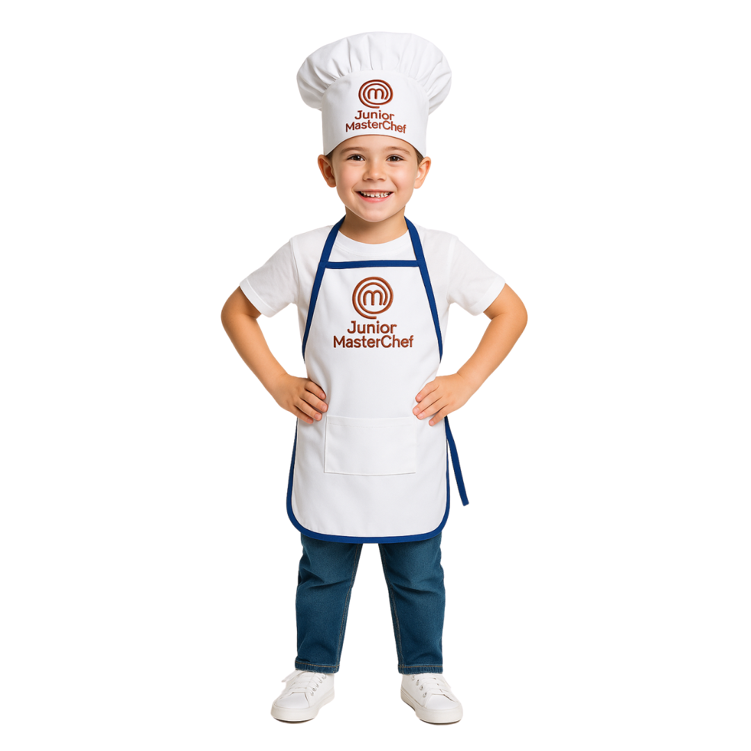 Delantal De Cocina Y Gorro De Chef Para Niños