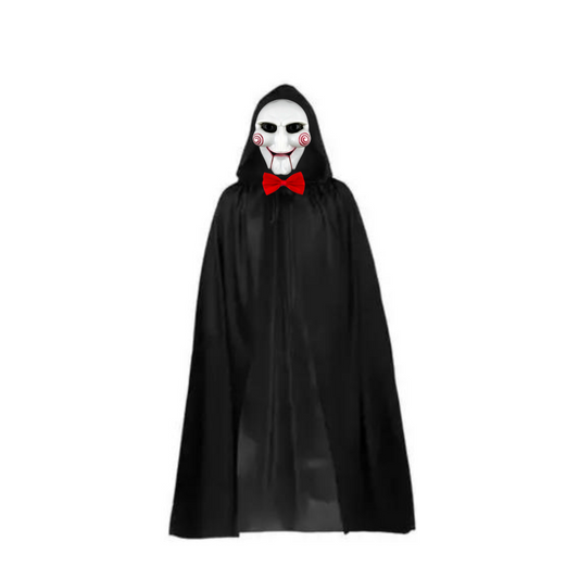 Disfraz De Titere Billy Saw Capa + Mascara Halloween