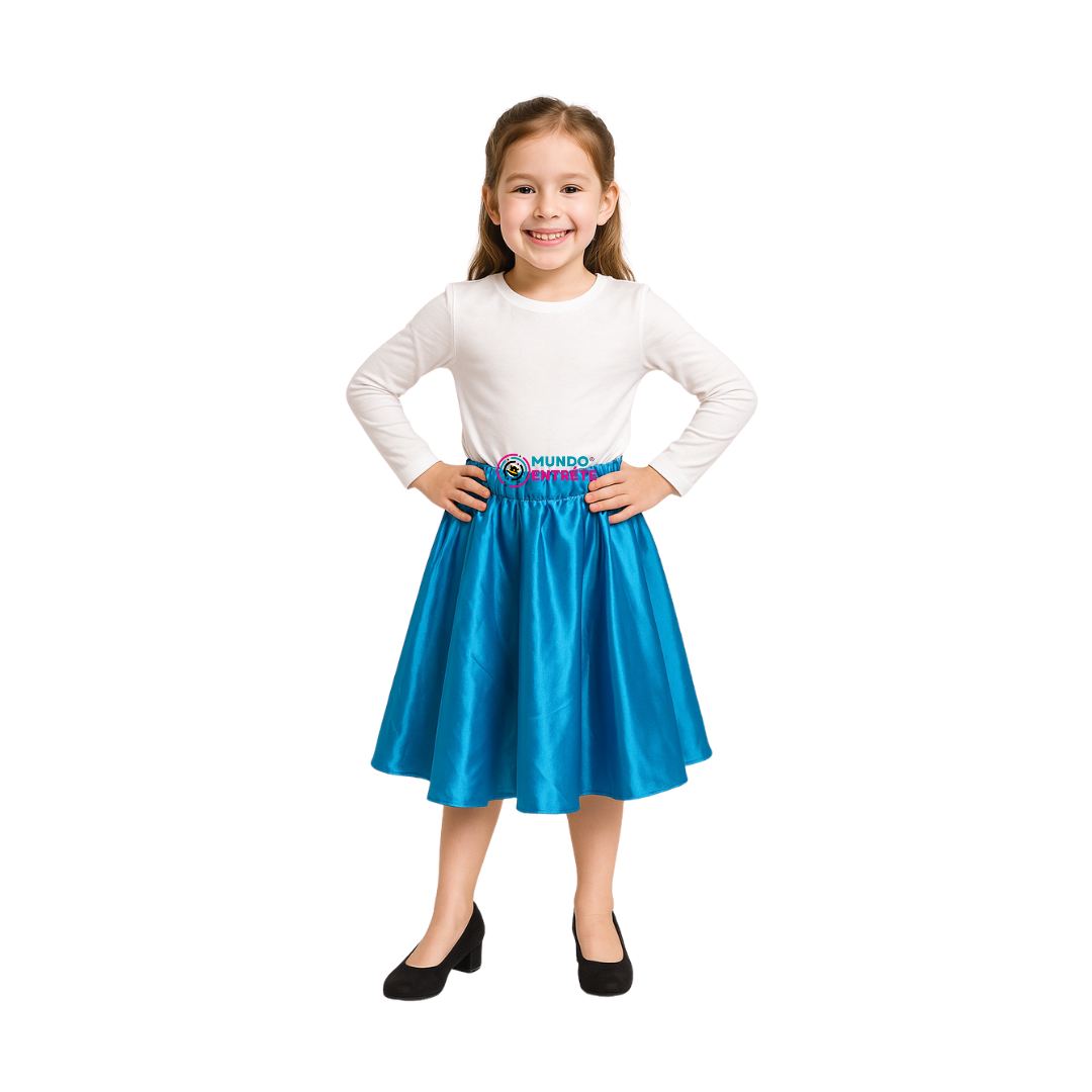 Falda Plato Para Niñas Bailes Tipicos Fiestas Patrias