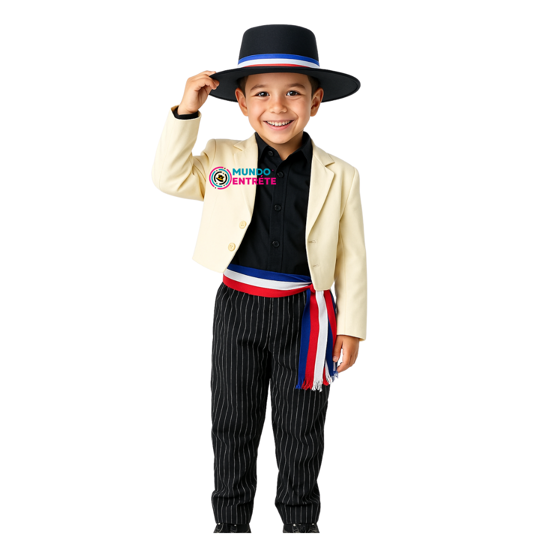 Traje Vestimenta Típica Huaso / Fiestas Patrias Niños