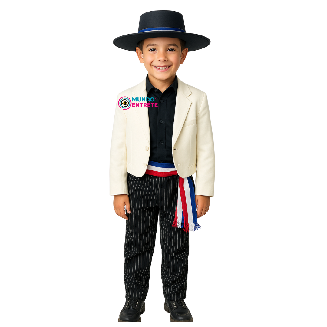 Traje Vestimenta Típica Huaso / Fiestas Patrias Niños