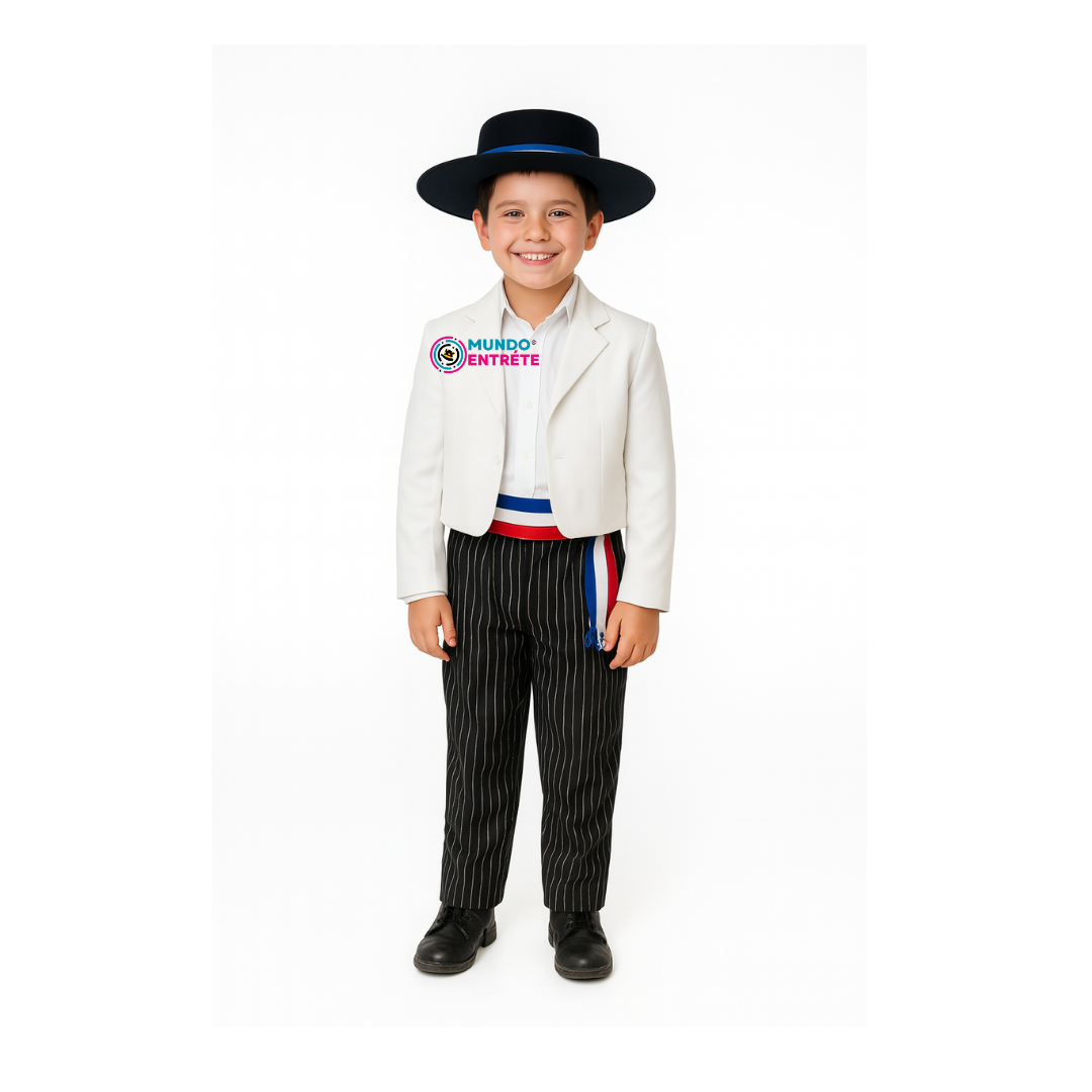 Traje Vestimenta Típica Huaso / Fiestas Patrias Niños