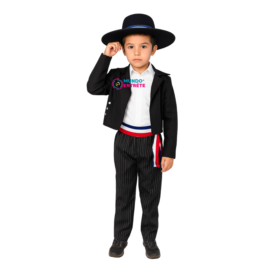 Traje Vestimenta Típica Huaso / Fiestas Patrias Niños