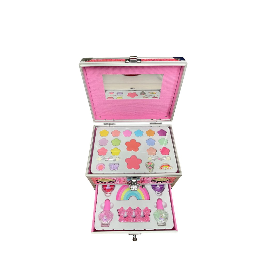 Maleta Maquillaje Set Cosméticos  Niñas- Unicornio