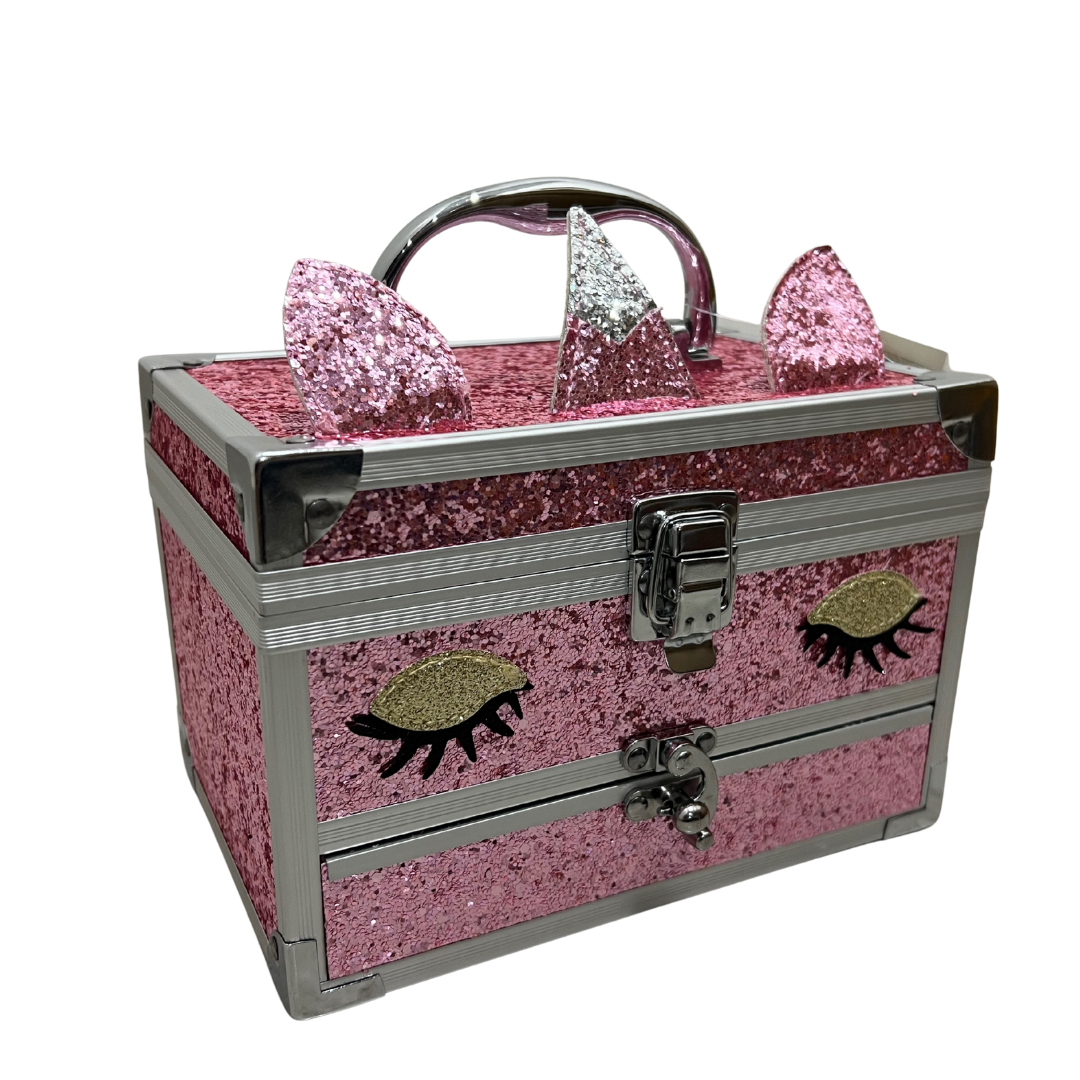 Maleta Maquillaje Set Cosméticos  Niñas- Unicornio