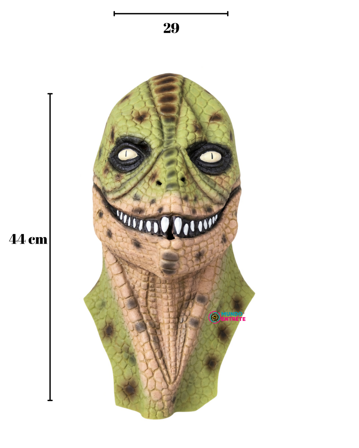Máscara Reptiliano De Látex