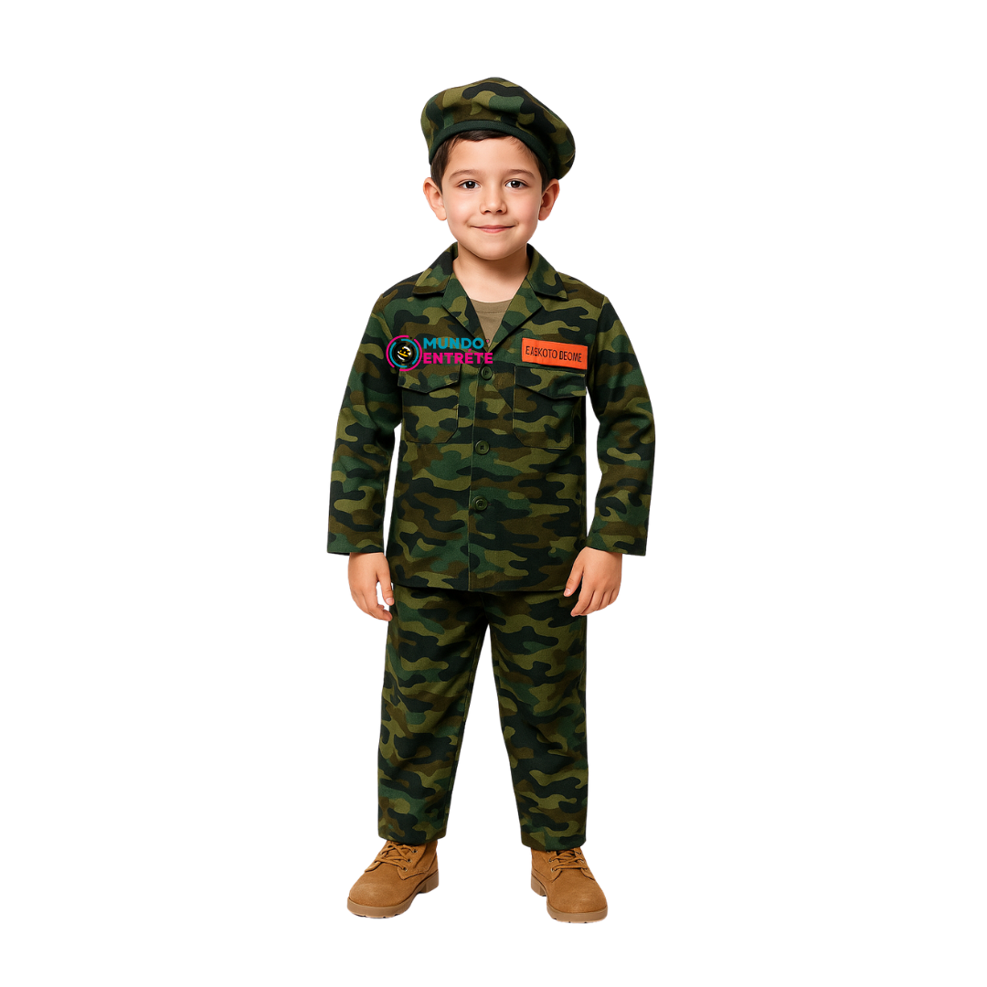 Disfraz Soldado Militar Niño