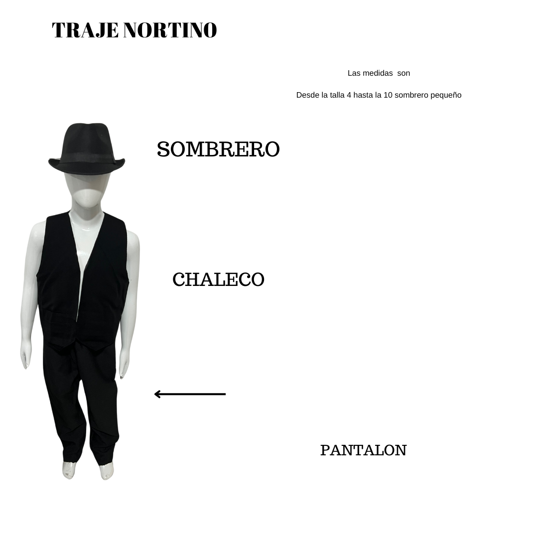Traje Nortino Niño Baile / Fiestas Patrias Chile
