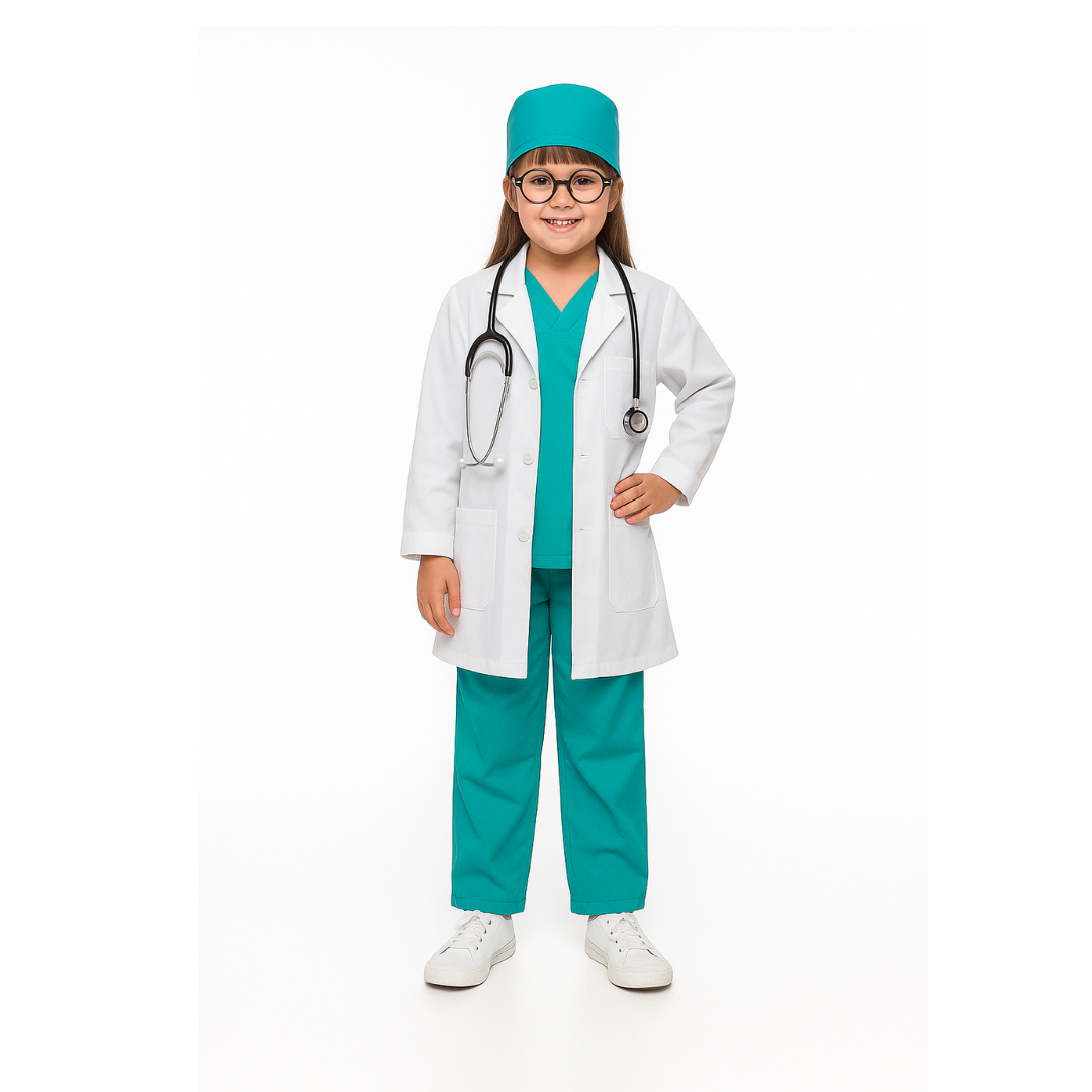 Traje De Doctora Para Niños