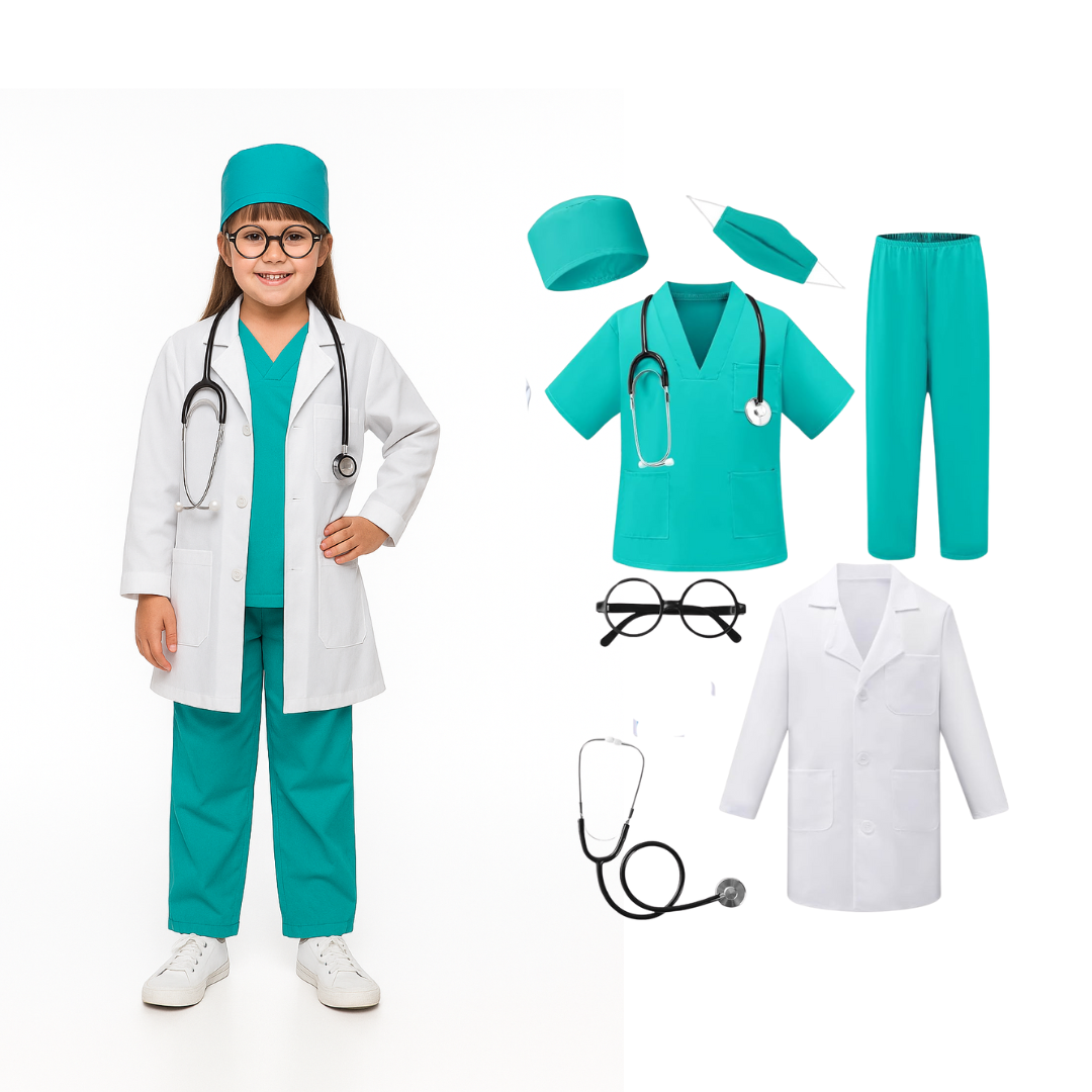Traje De Doctora Para Niños