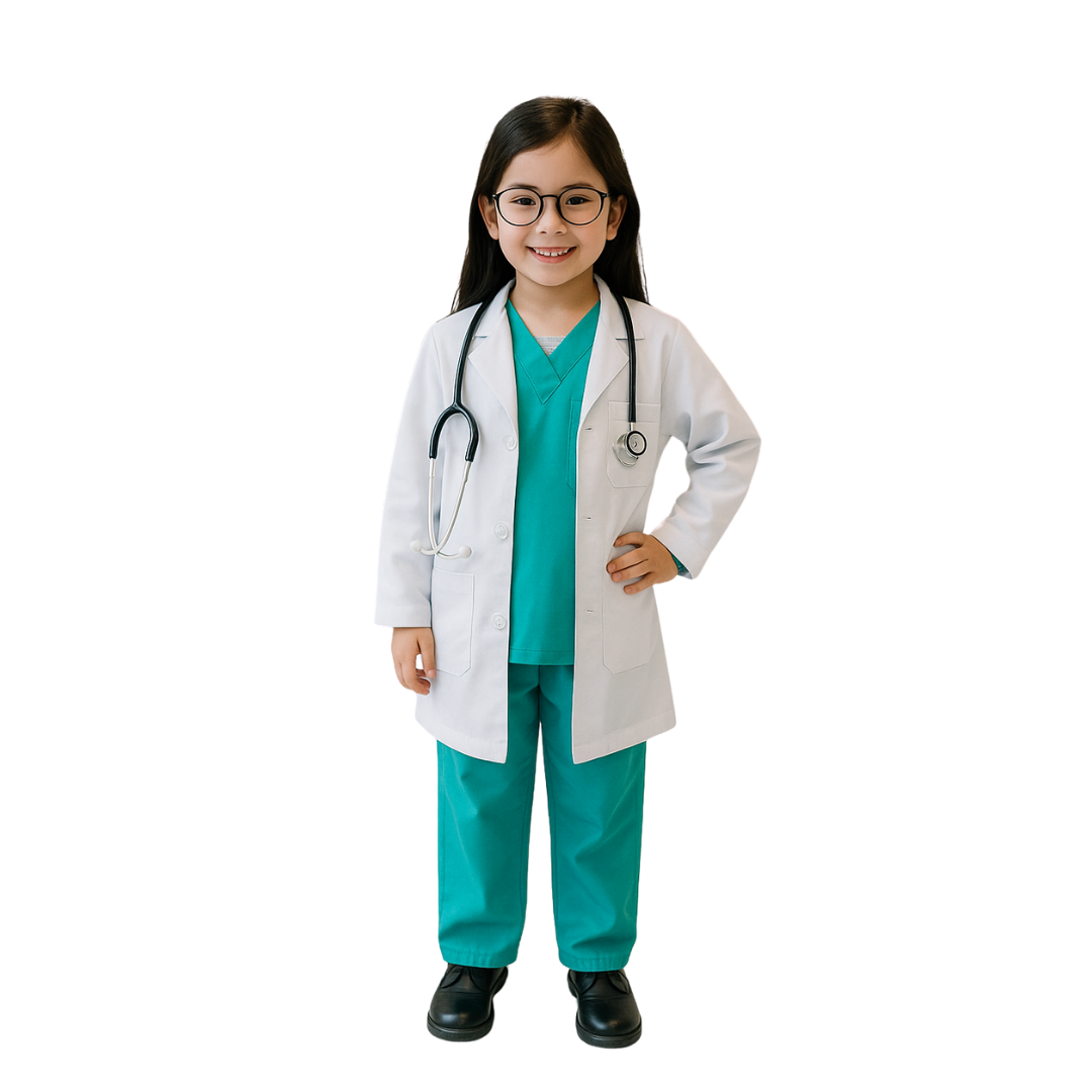Traje De Doctora Para Niños