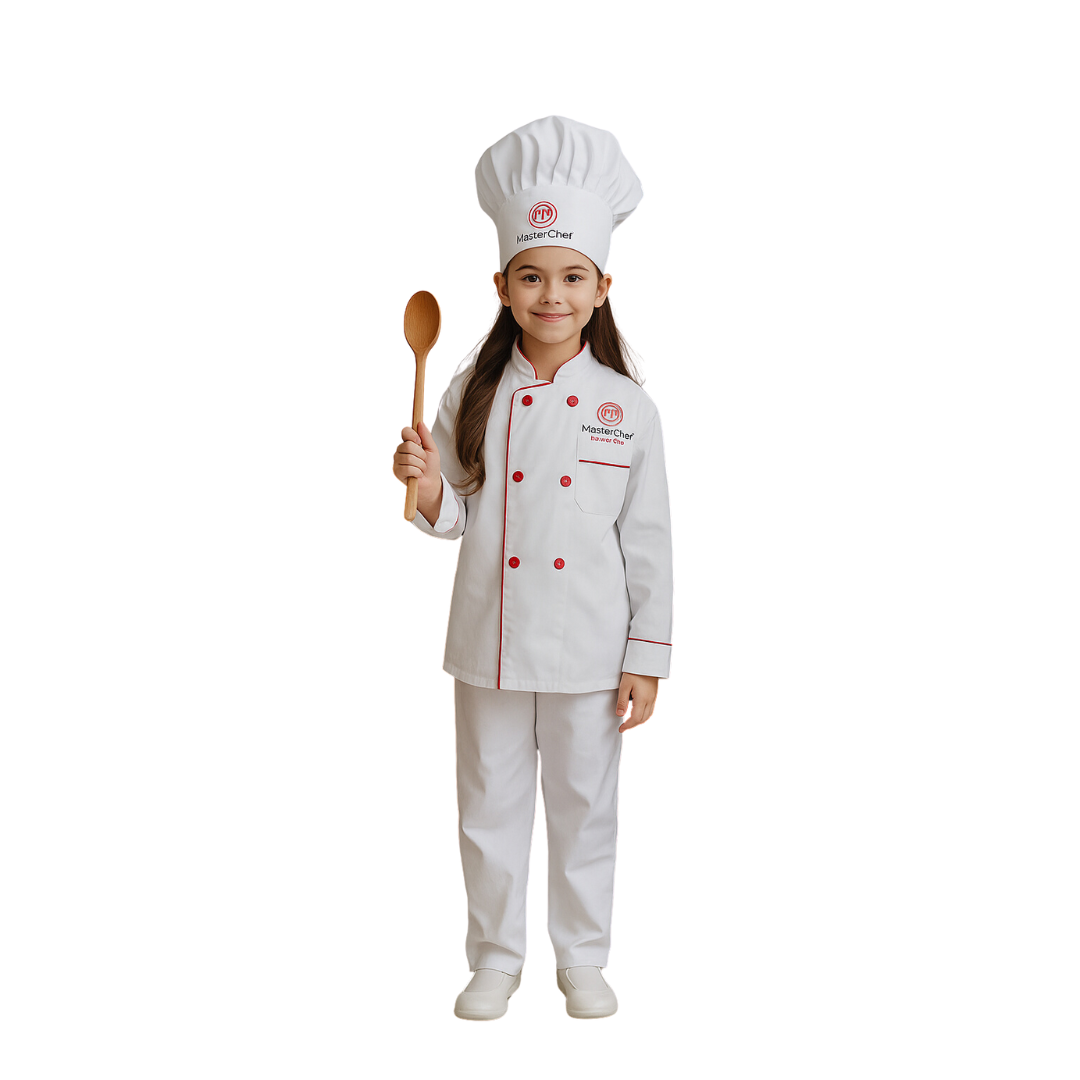 Traje De Chef Para Niña