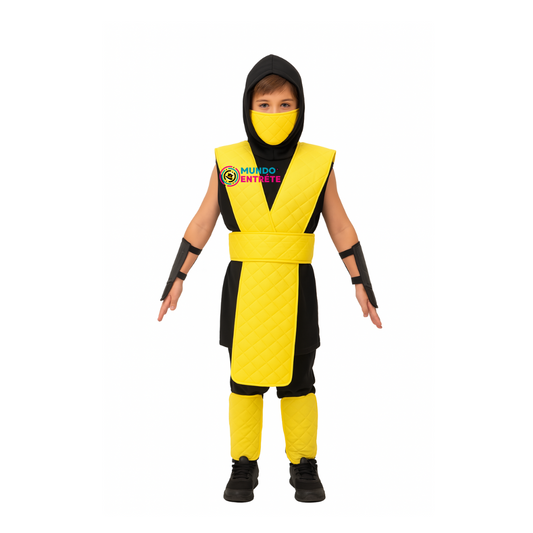 Disfraz Scorpion Mortal Kombat Niño