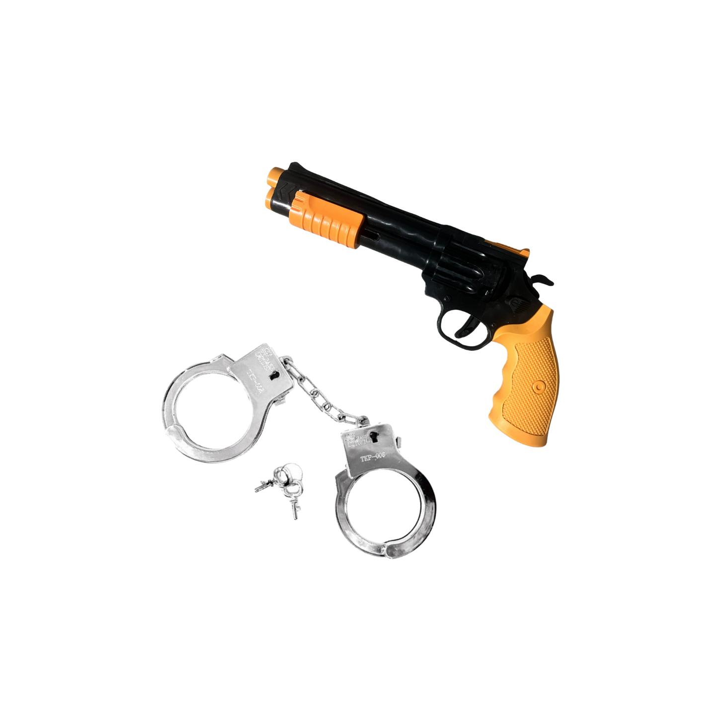 Set Disfraz Sheriff Cosplay Sombrero Pistola Esposas Bandana