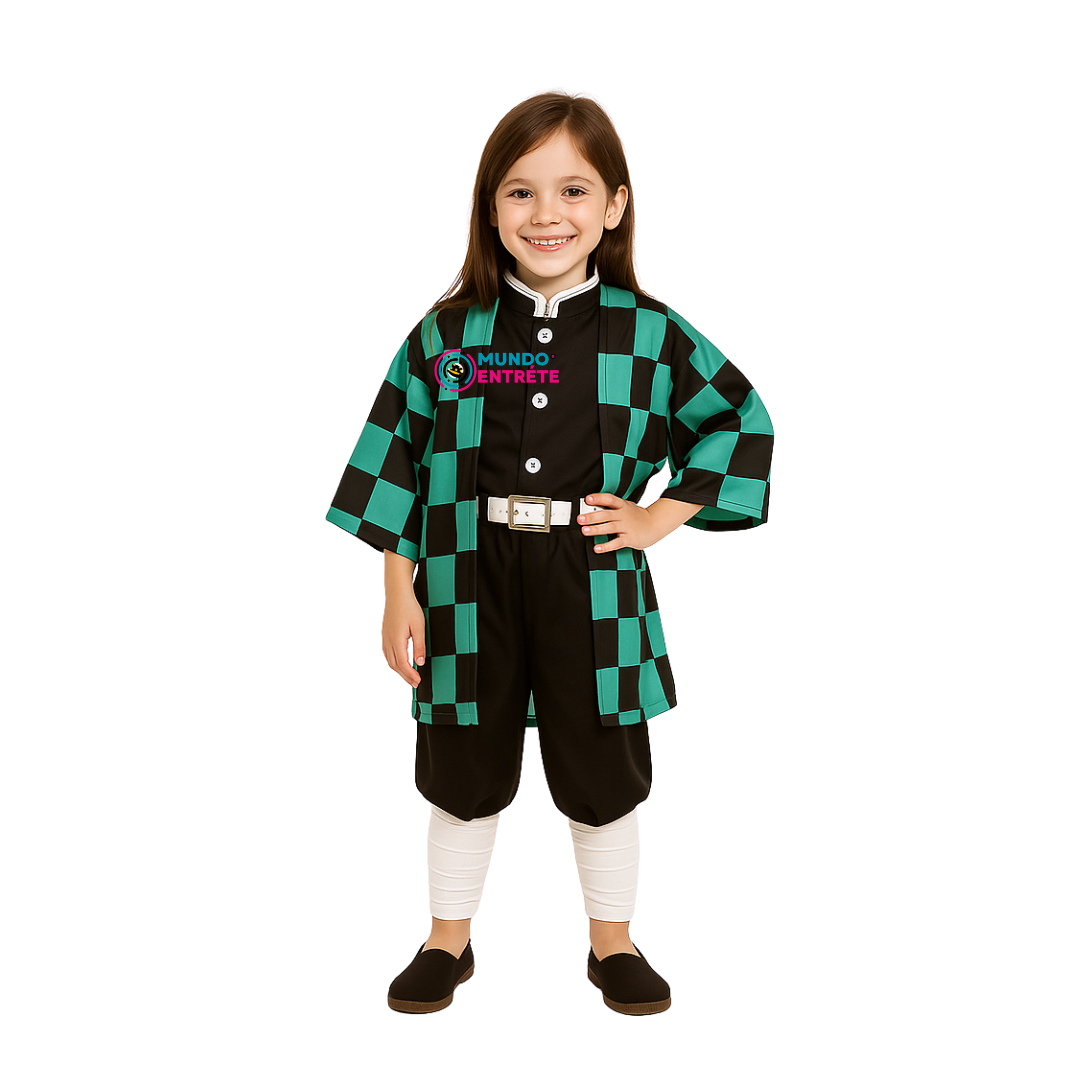 Disfraz Tanjiro Cosplay Niña