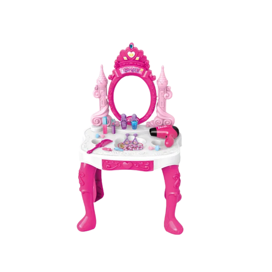 Tocador De Maquillaje Con Luz Y Sonido Juguete Para Niñas
