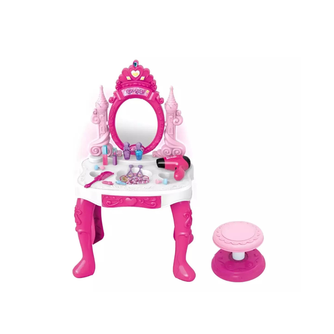 Tocador De Maquillaje Con Luz Y Sonido Juguete Para Niñas