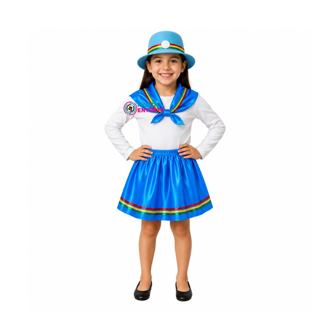 Traje Nortino Niña Baile / Fiestas Patrias