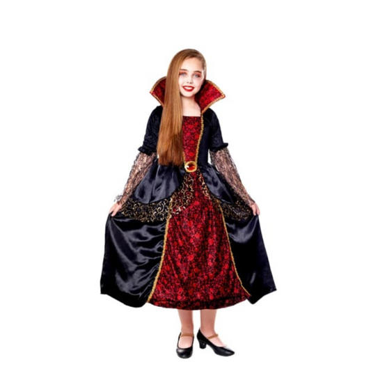 Disfraz Halloween Princesa Vampira Niña