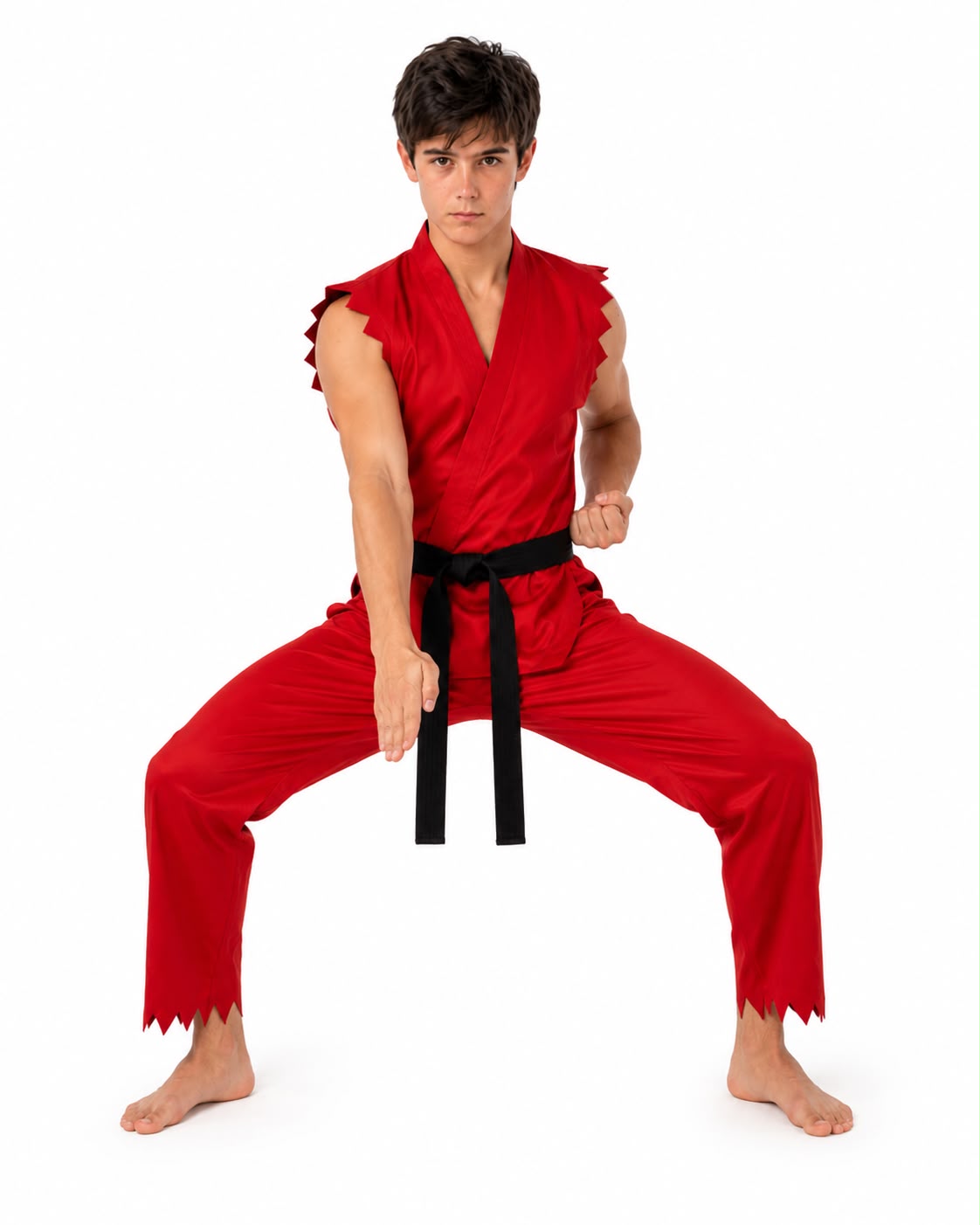 Disfraz Karateka Rojo Adulto Cosplay