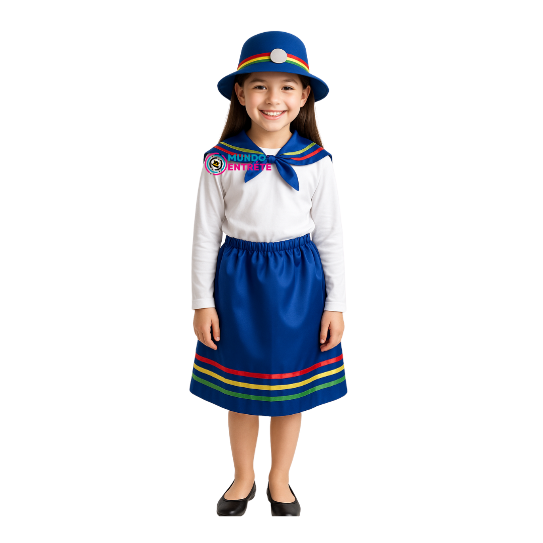 Traje Nortino Niña Baile / Fiestas Patrias